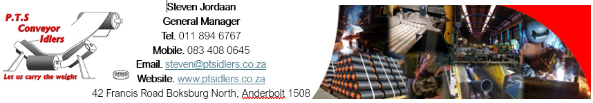 PTS Conveyor Idlers — Contact Details