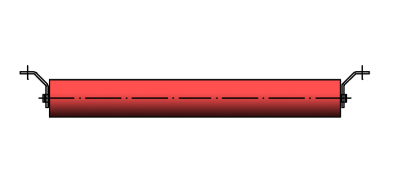 Flat Return Roller